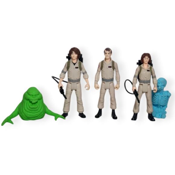 Ghostbusters Fright 5" Action Figures Lot Of 3 With Ghosts Pre-owned - Picture 1 of 7